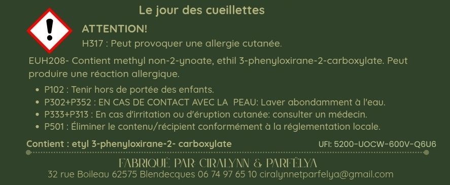 Le jour des cueillettes