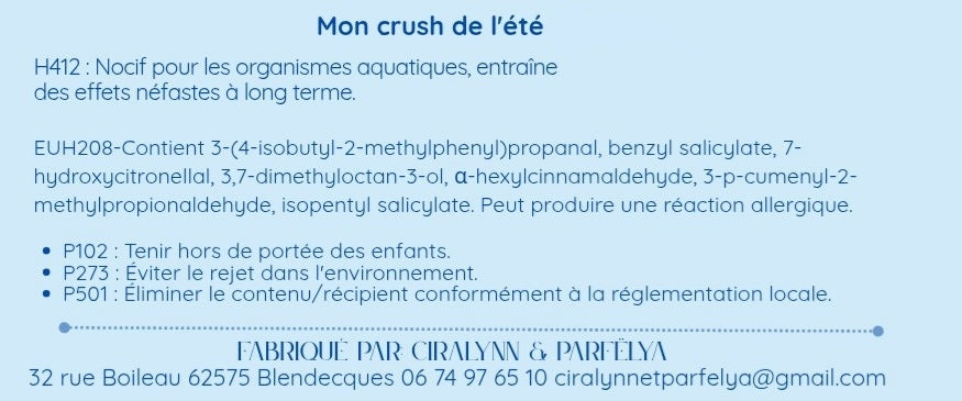 Mon crush de l'été