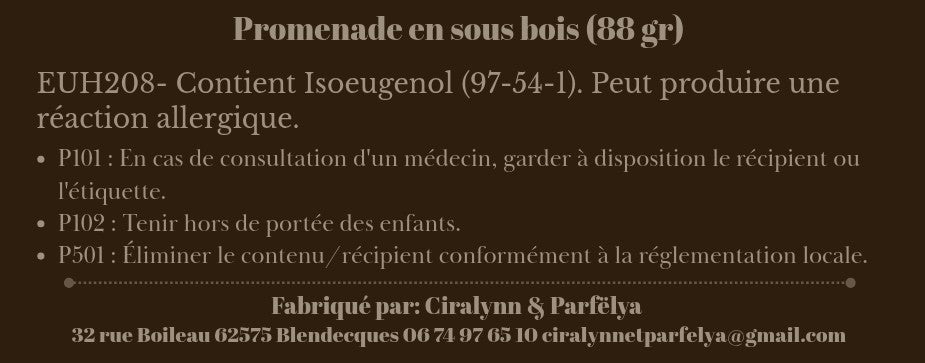 Promenade en sous bois